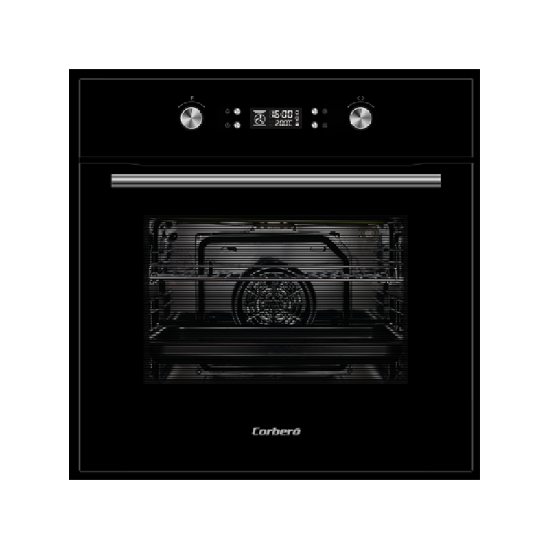 Horno corberó pirolítico 70L cristal negro