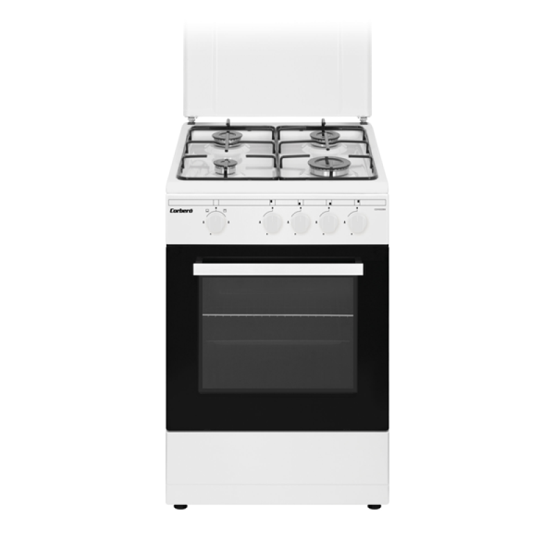 Cocina de gas con horno Corberó blanca
