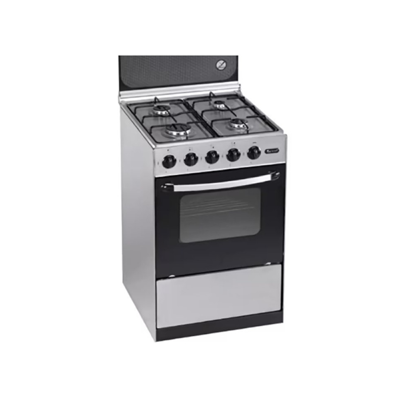 Cocina de gas Gralux con horno inox